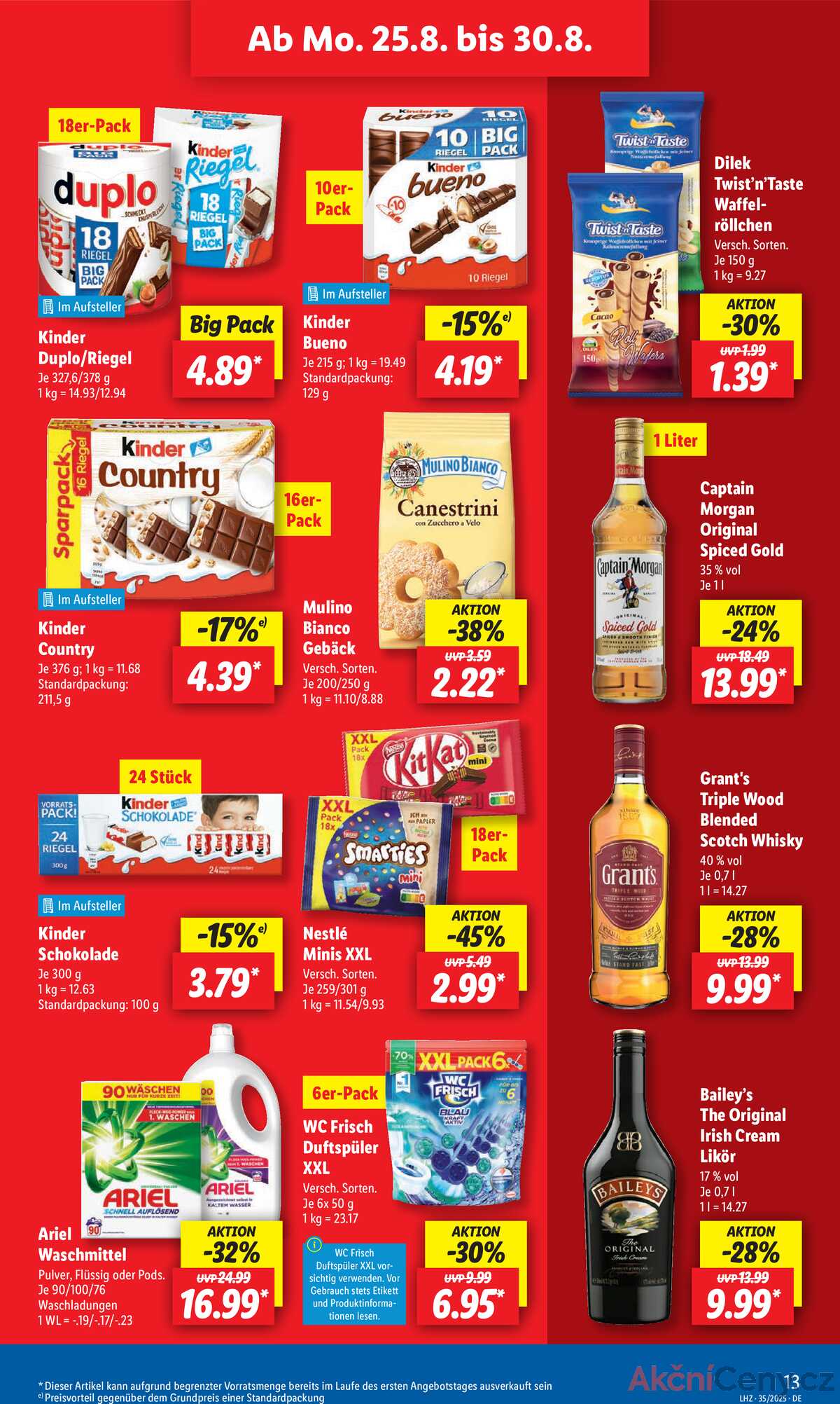 Leták Lidl Německo 25.8.-30.8.2025 strana 19