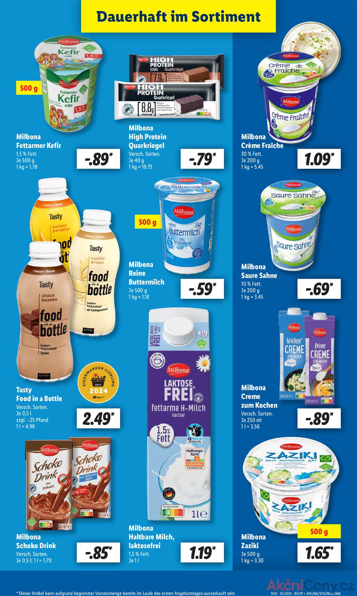 Leták Lidl Německo 25.8.-30.8.2025 strana 25