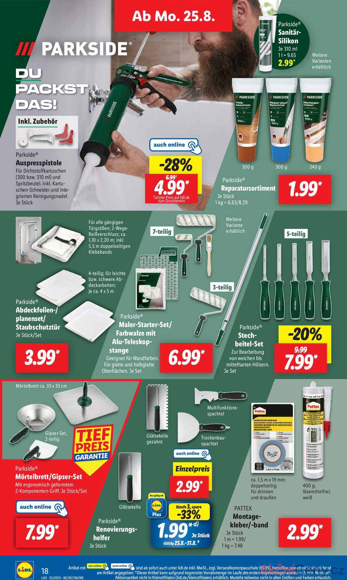 Leták Lidl Německo 25.8.-30.8.2025 strana 28