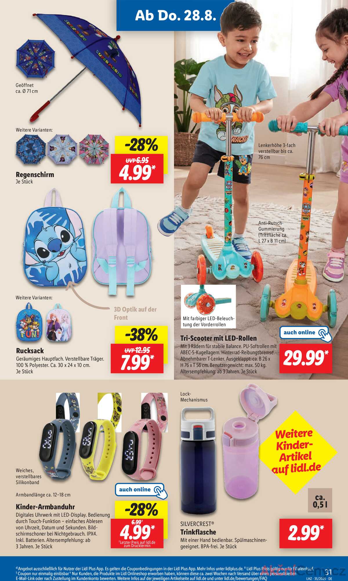 Leták Lidl Německo 25.8.-30.8.2025 strana 43