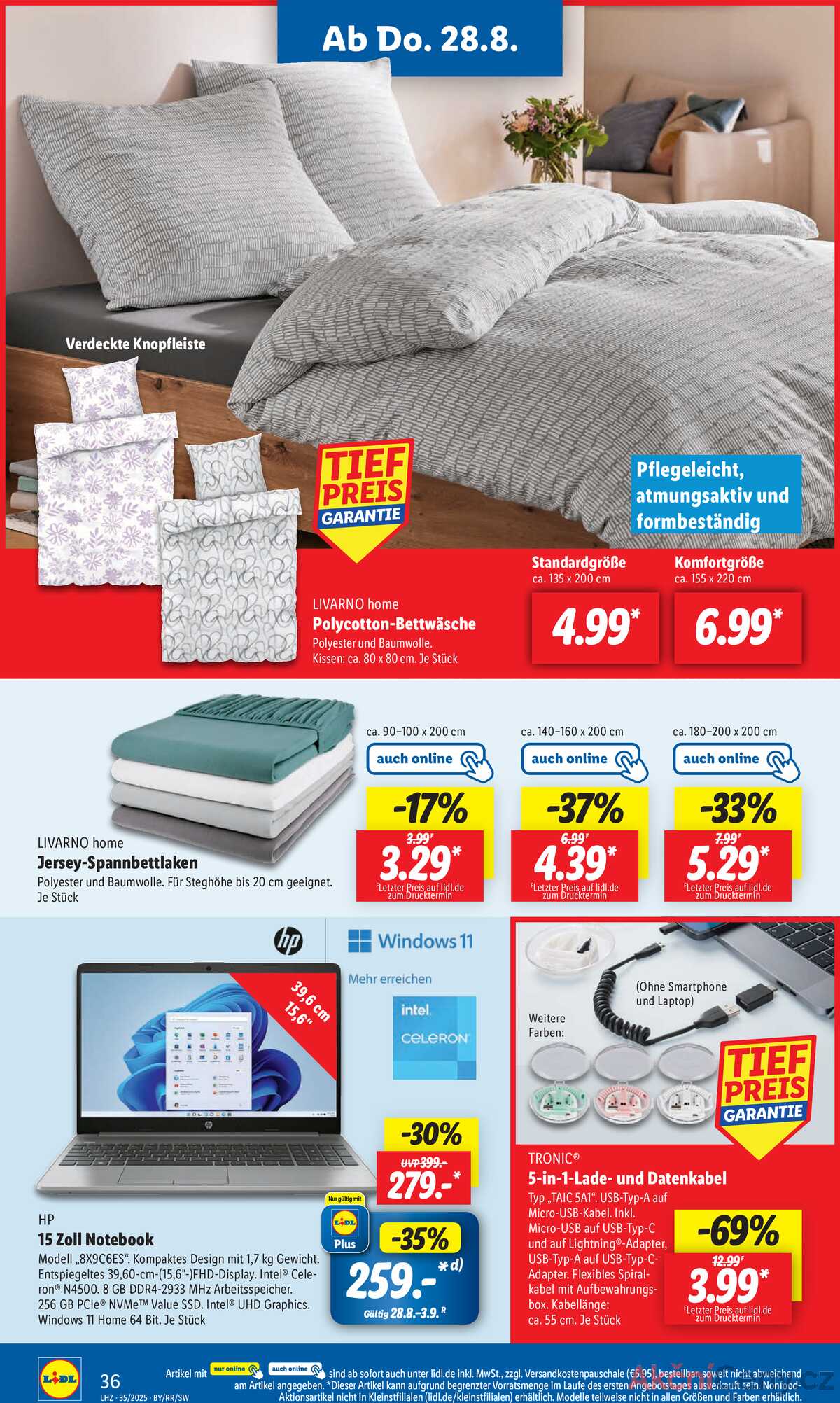 Leták Lidl Německo 25.8.-30.8.2025 strana 48