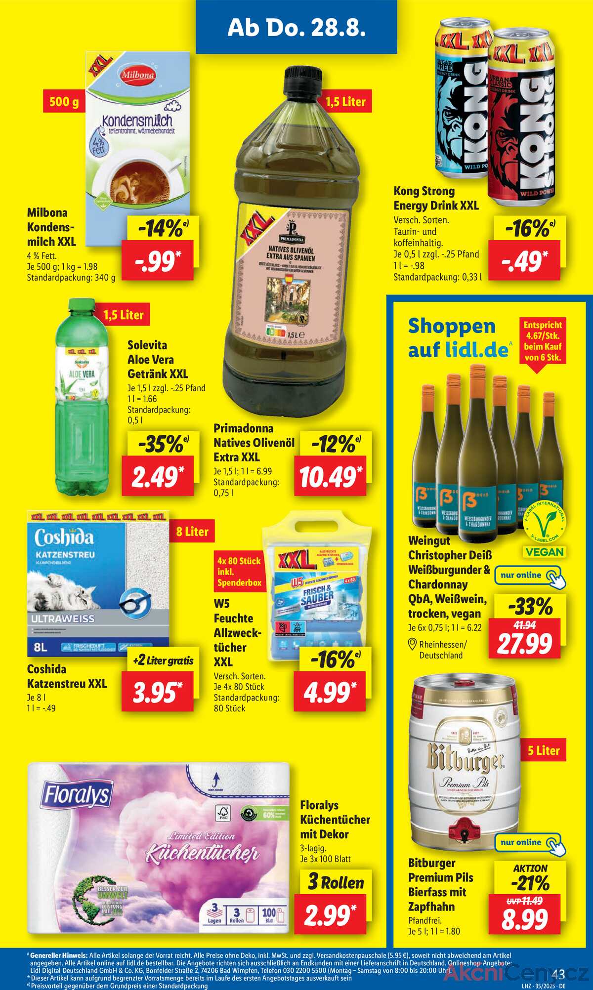 Leták Lidl Německo 25.8.-30.8.2025 strana 57