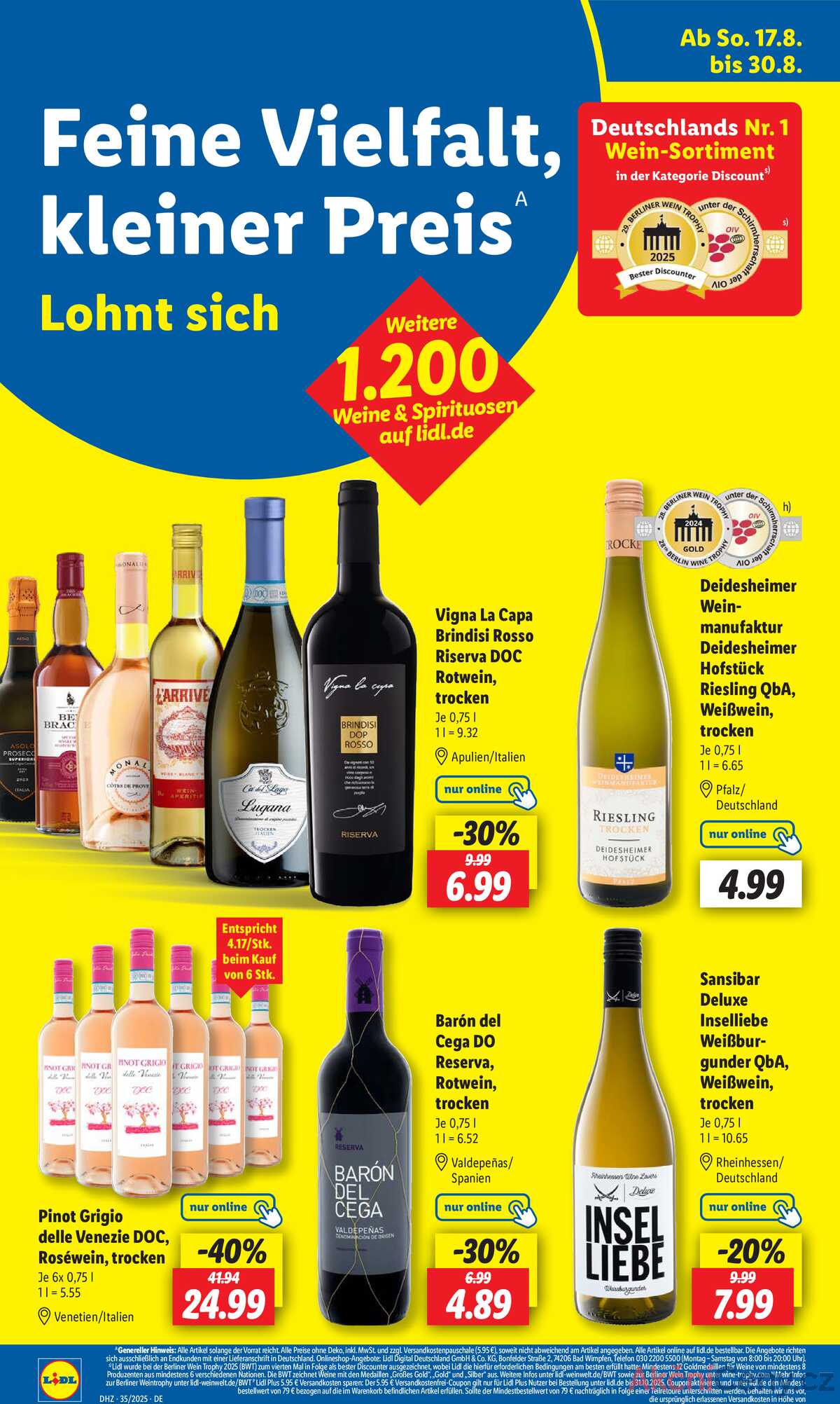 Leták Lidl Německo 25.8.-30.8.2025 strana 58