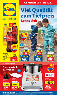 Leták Lidl Německo 25.8.-30.8.2025