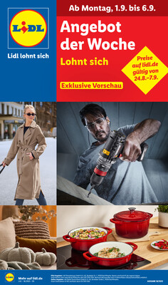 Leták Lidl Německo 1.9.-6.9.2025