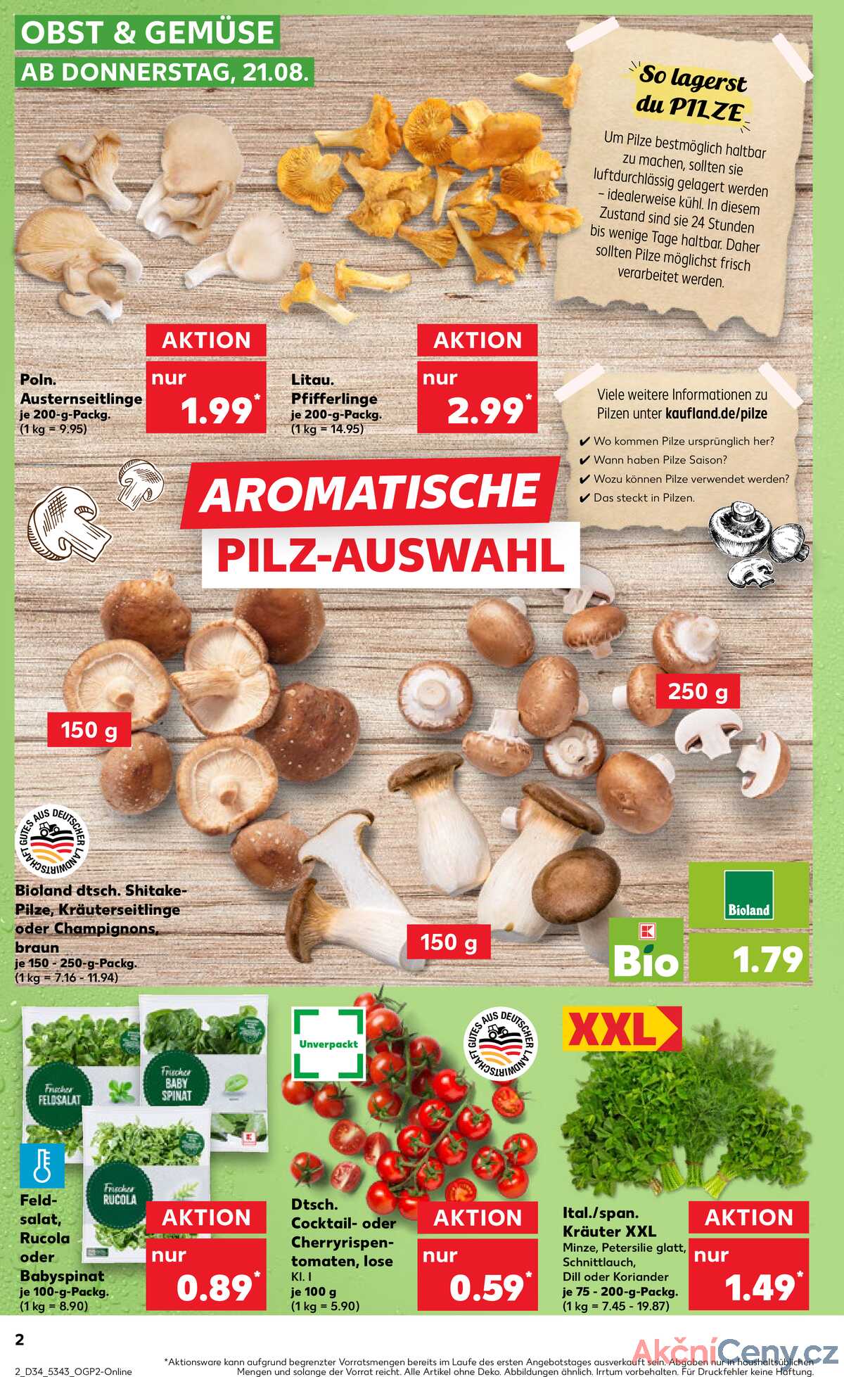 Leták Kaufland Německo 21.8.-27.8.2025 strana 2