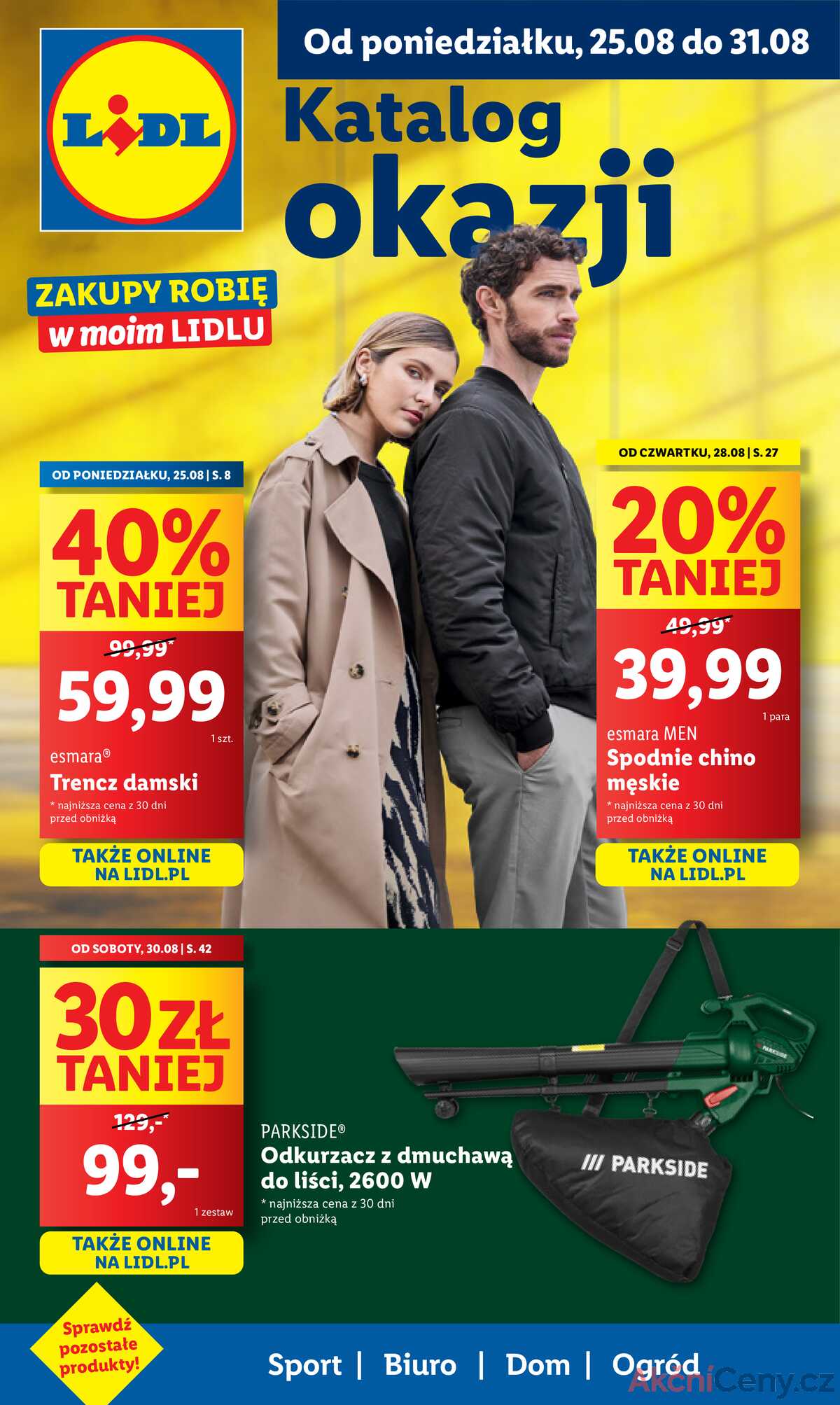 Katalog Lidl Polsko 25.8.-30.8.2025 strana 1