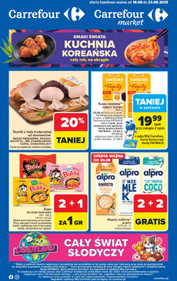 Leták Carrefour Polsko 18.8.-23.8.2025 - Trh od pondělí