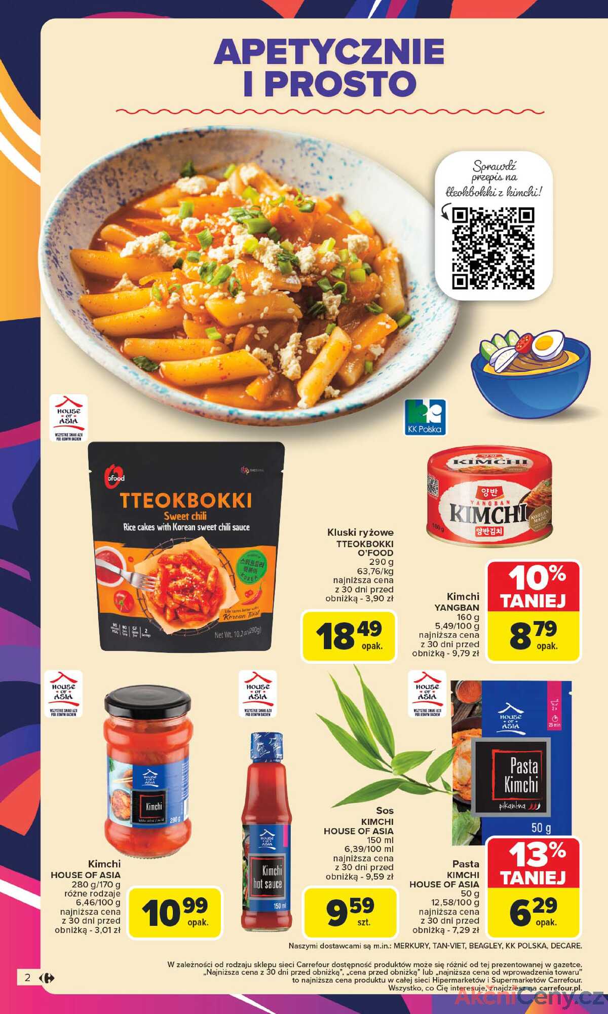 Leták Carrefour Polsko 18.8.-31.8.2025 - Korejská kuchyně strana 2