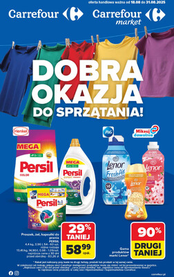 Leták Carrefour Polsko 18.8.-31.8.2025 - Dobrá příležitost k čištění