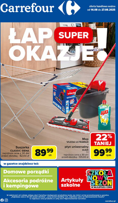 Leták Carrefour Polsko 14.8.-27.8.2025 - Chyťte skvělé nabídky od čtvrtka !