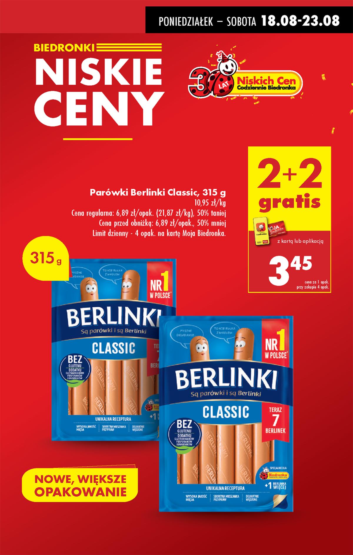 Leták Biedronka Polsko 18.8.-24.8.2025 strana 3