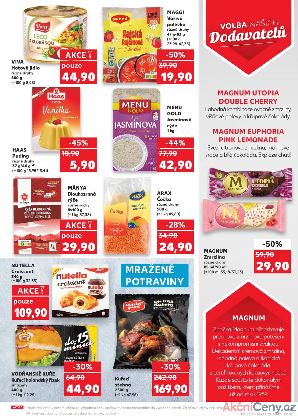 Leták Kaufland - Kaufland 20.8. - 26.8. - Kaufland - Třebíč Brněnská - strana 33