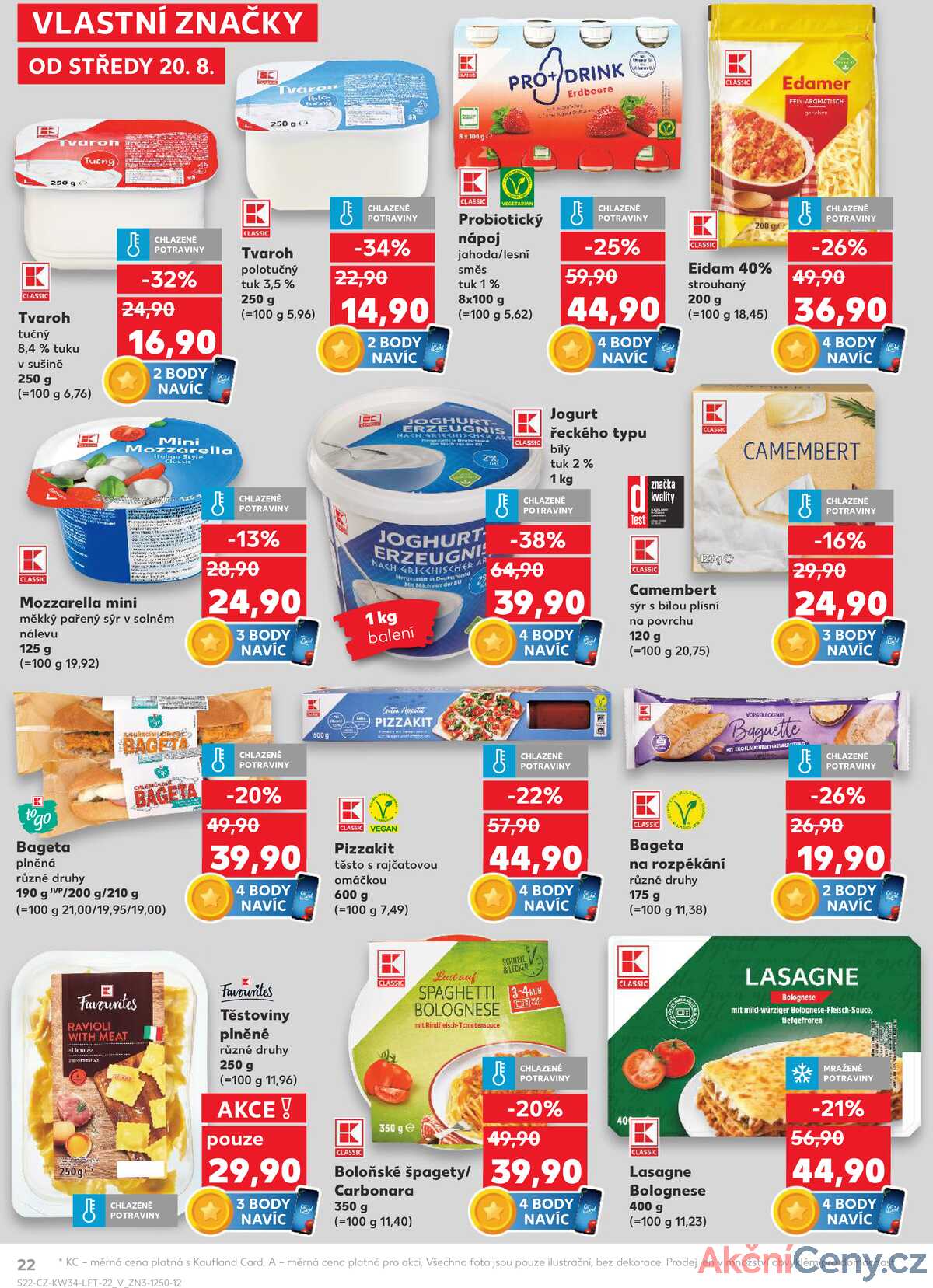 Kaufland 20.8. - 26.8. - Kaufland - Hodonín (Konečná) strana 22