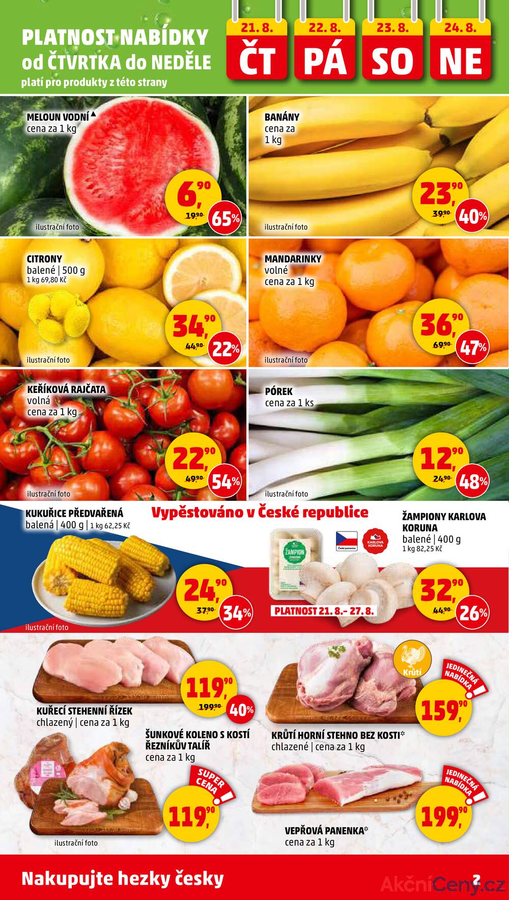 Leták Penny Market - Penny Market od 21.8. do 27.8.2025 - strana 2 Leták Penny Market - Penny Market od 21.8. do 27.8.2025 - strana 2