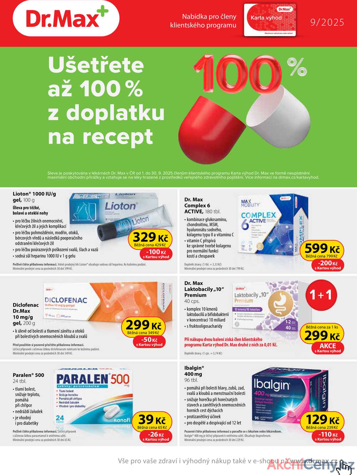 Dr.Max od 1.9. do 30.9.2025 strana 1