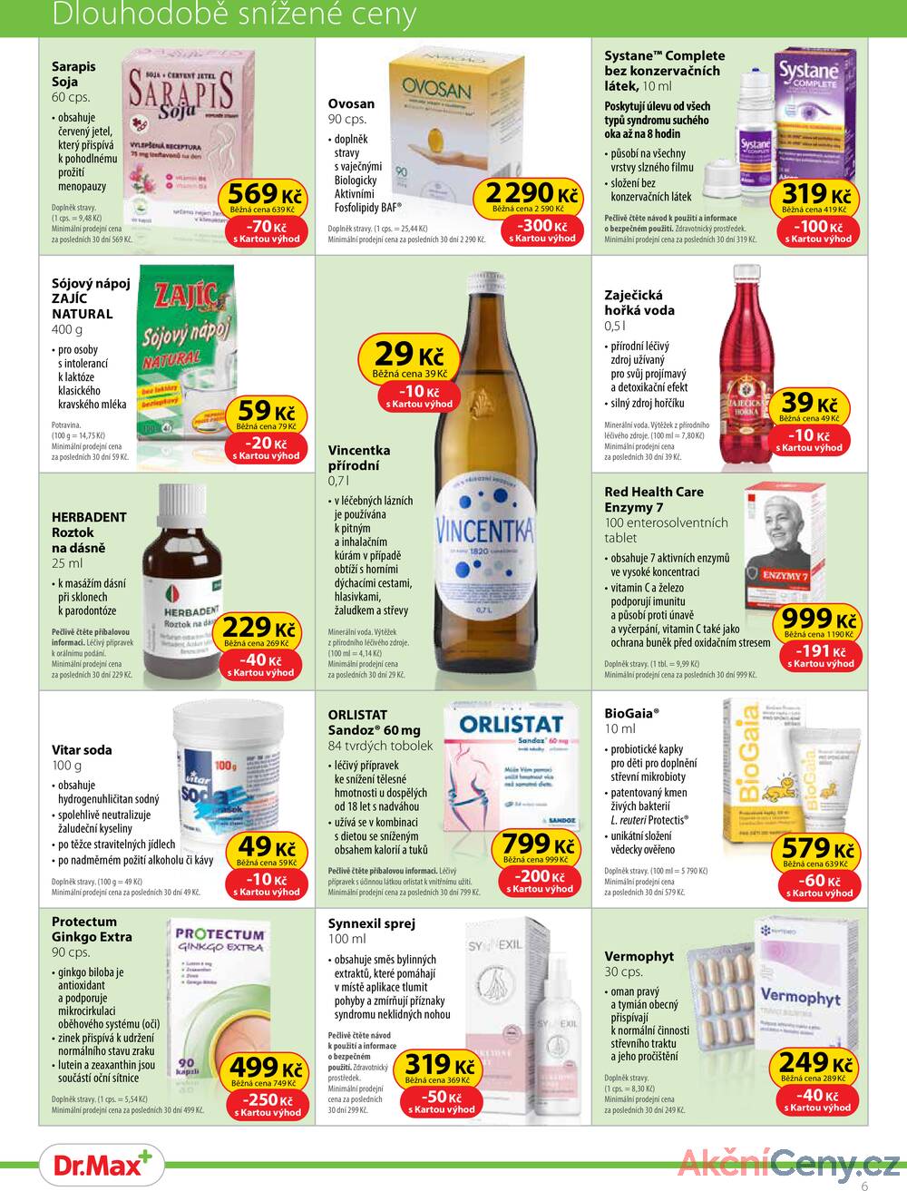 Leták Dr.Max - Dr.Max od 1.9. do 30.9.2025 - strana 6