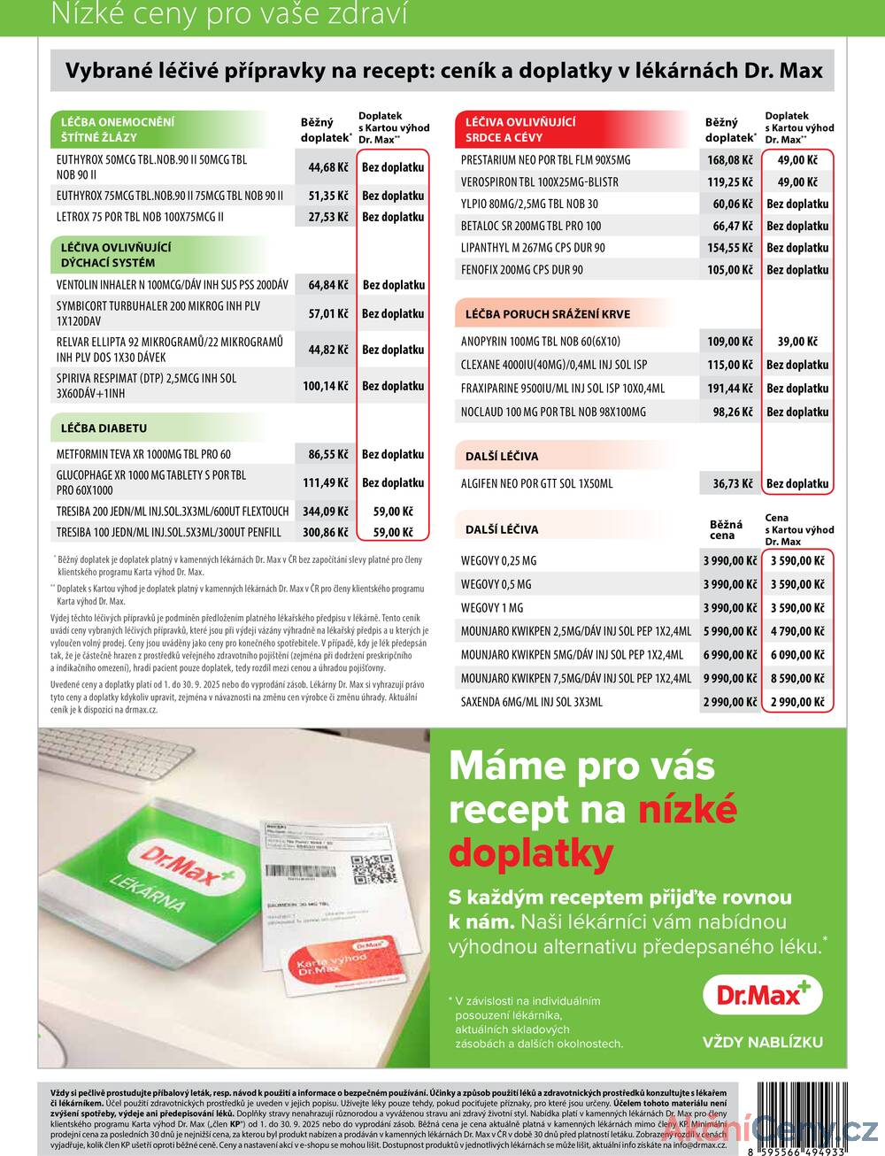 Leták Dr.Max - Dr.Max od 1.9. do 30.9.2025 - strana 16 Leták Dr.Max - Dr.Max od 1.9. do 30.9.2025 - strana 16