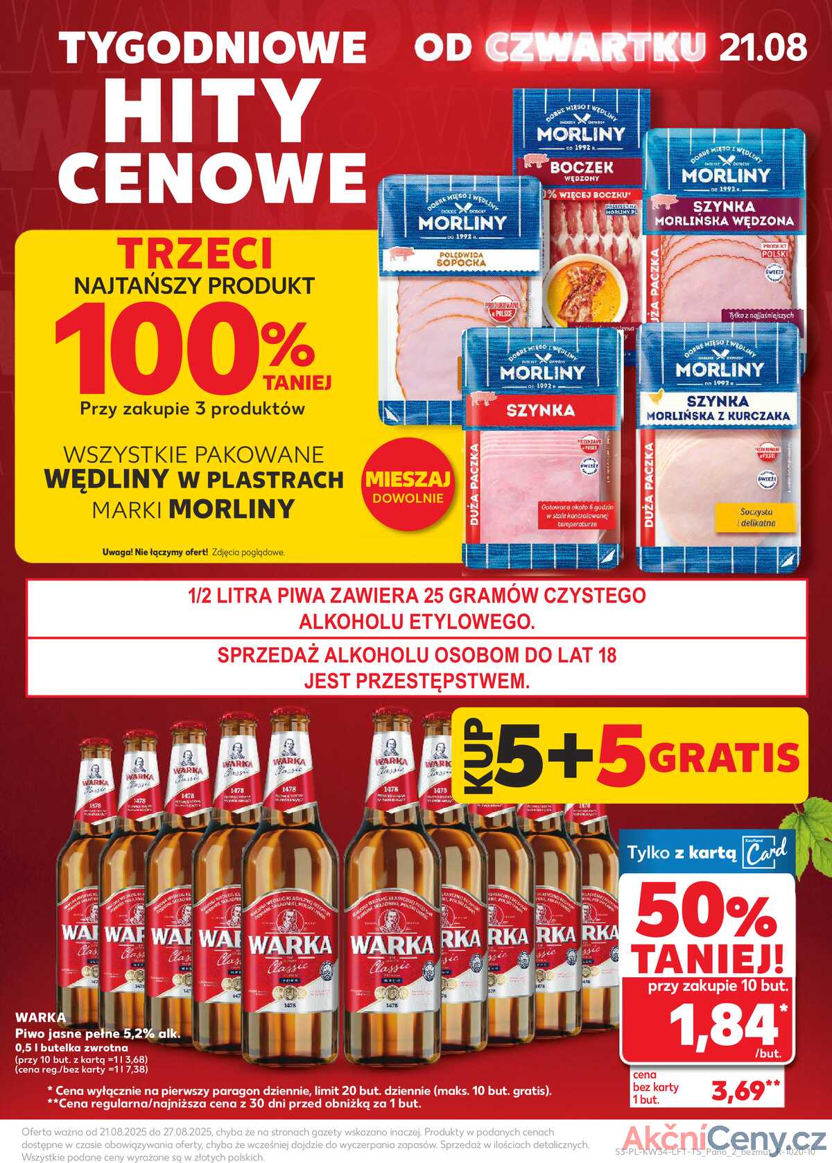 Leták Kaufland Polsko 21.8.-27.8.2025 - Noviny týdne strana 3