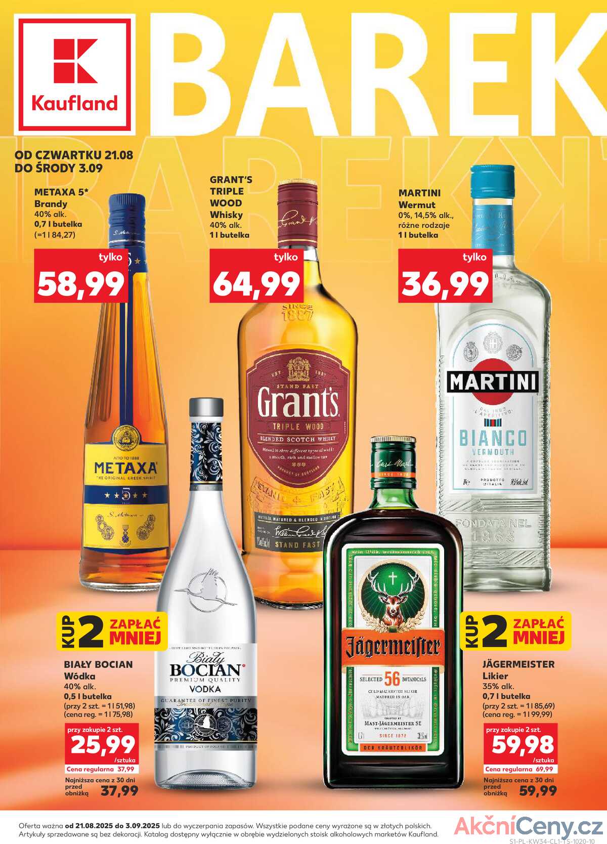Leták Kaufland Polsko 21.8.-3.9.2025 - Bar Kaufland strana 1