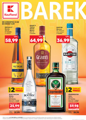 Leták Kaufland Polsko 21.8.-3.9.2025 - Bar Kaufland