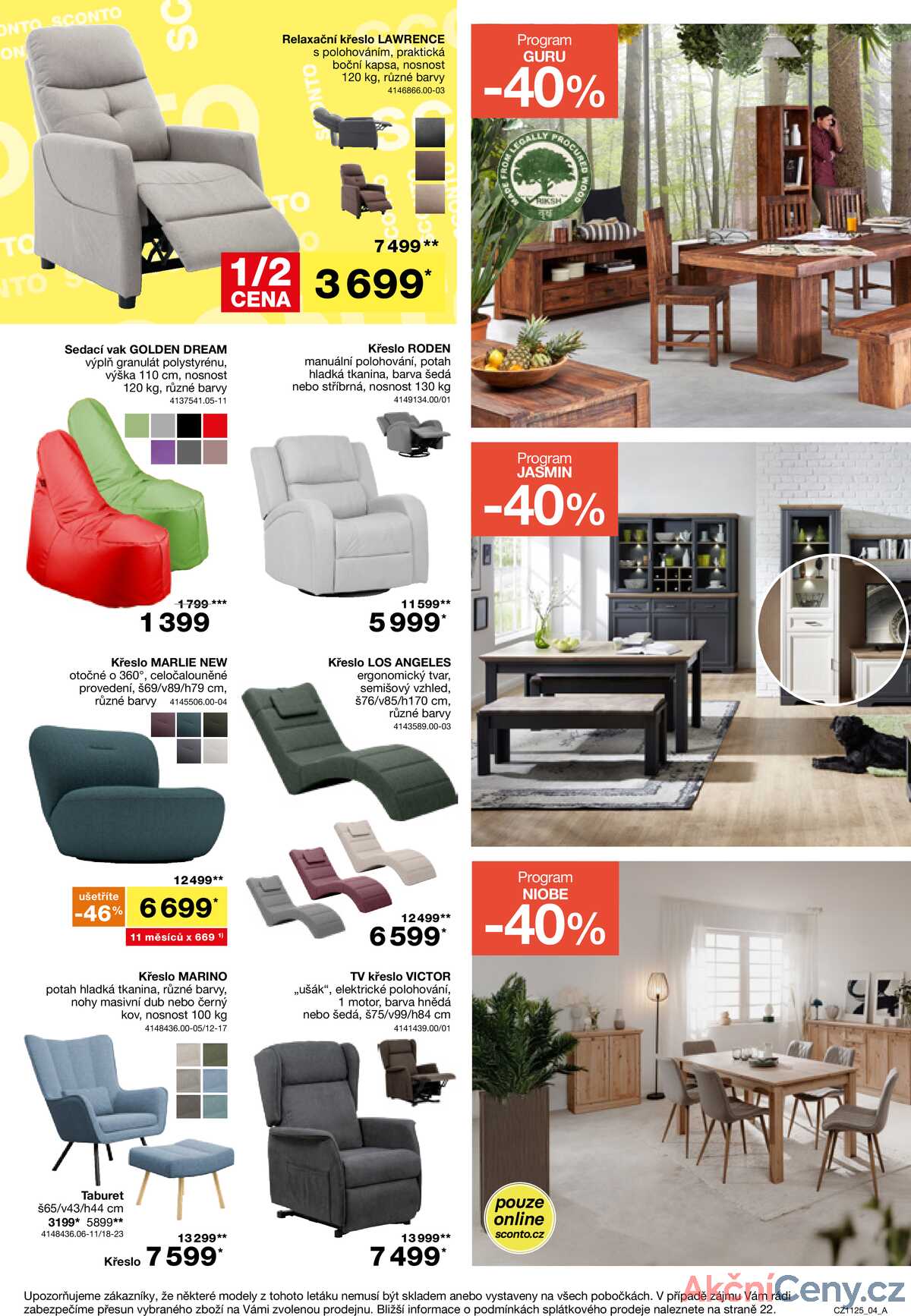 Sconto nábytek od 27.8. do 23.9.2025 strana 4