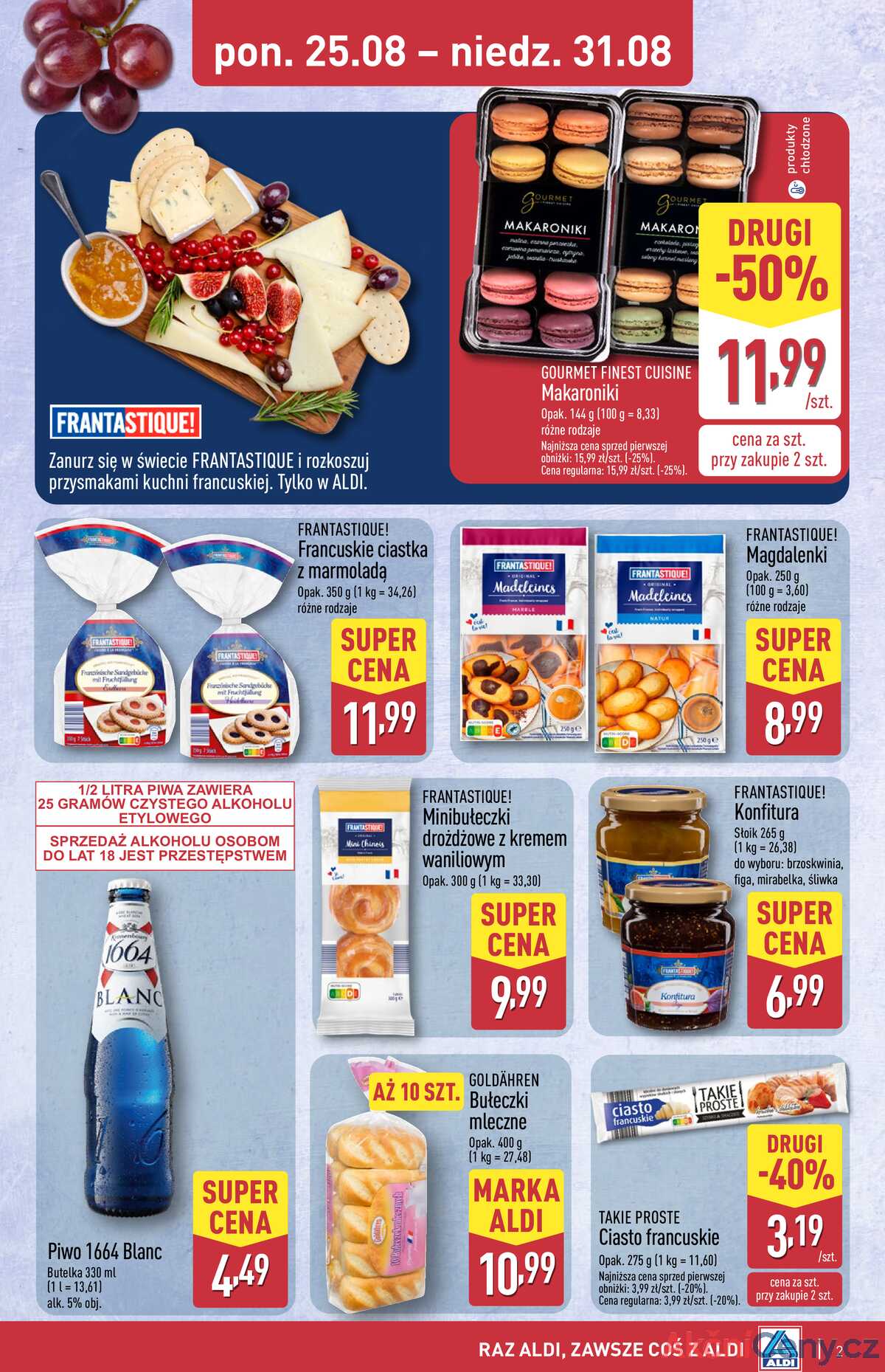 Leták Aldi Polsko 25.8.-31.8.2025 strana 2