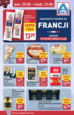 Leták Aldi Polsko 25.8.-31.8.2025