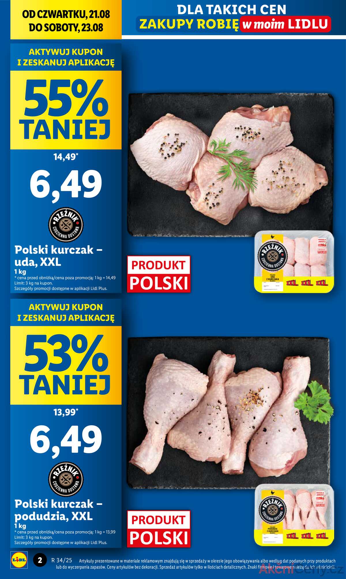 Leták Lidl Polsko 21.8.-23.8.2025 strana 2