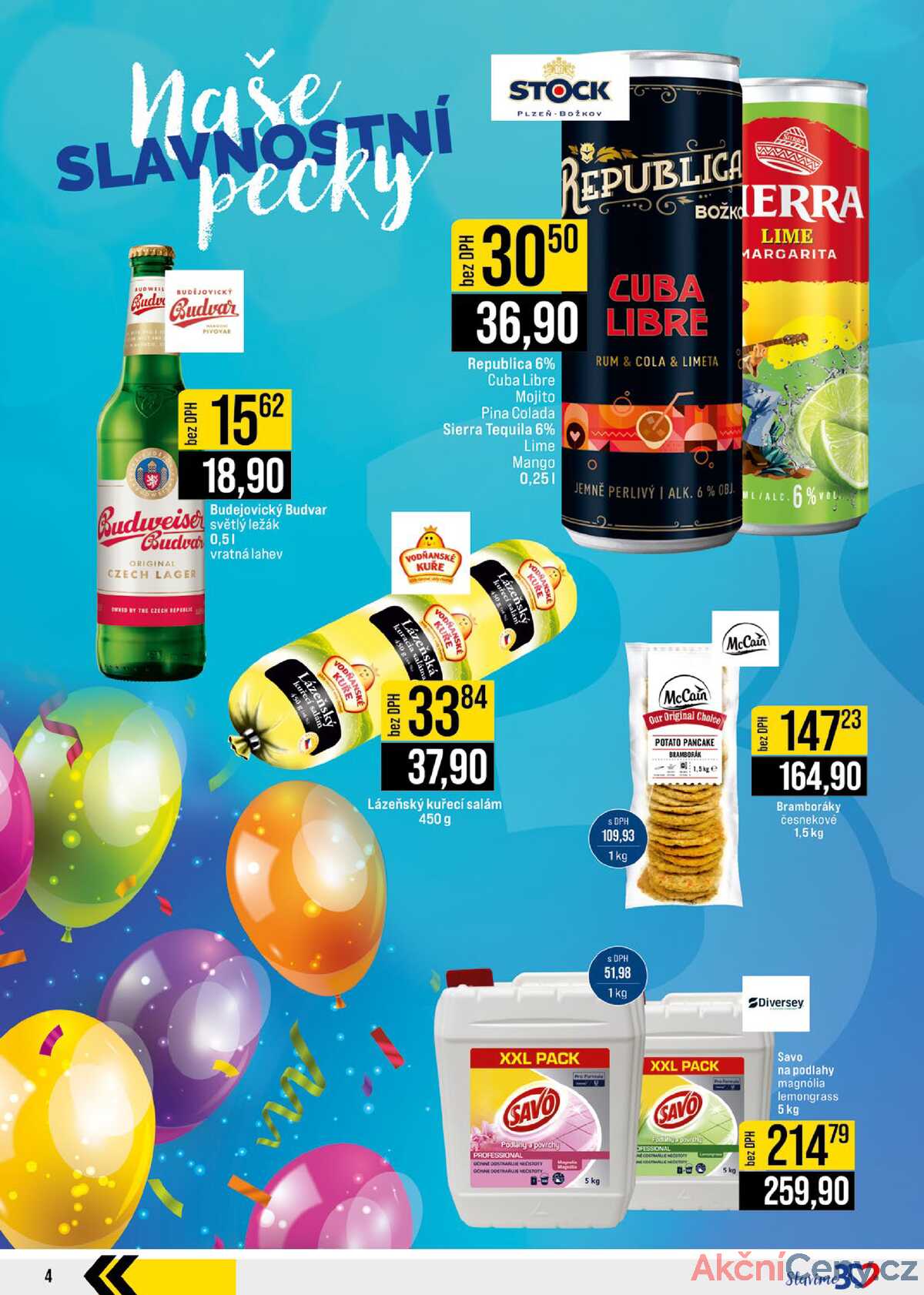 JIP Cash & Carry České Budějovice, Most, Náchod, Polička, Sušice a Svoboda nad Úpou od 20.8. do 26.8.2025 strana 4