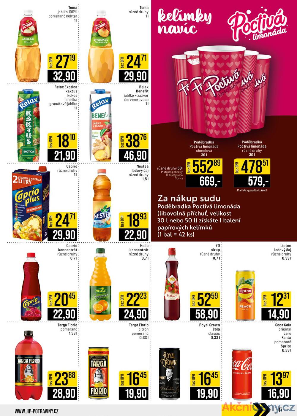 Leták JIP - JIP Cash & Carry České Budějovice, Most, Náchod, Polička, Sušice a Svoboda nad Úpou od 20.8. do 26.8.2025 - strana 17