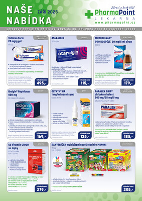 Pharma Point od 1.9. do 30.9.2025
