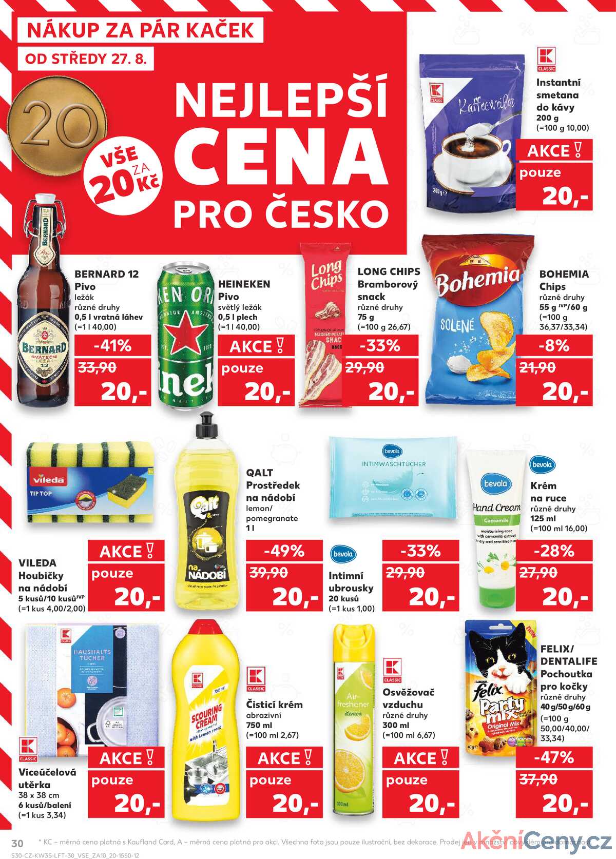 Kaufland 27.8. - 2.9. - Kaufland - Tábor strana 30