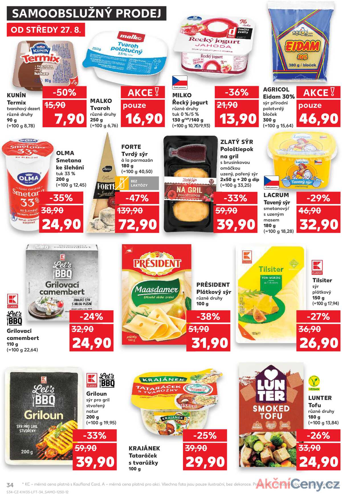 Kaufland 27.8. - 2.9. - Kaufland - Tábor strana 34