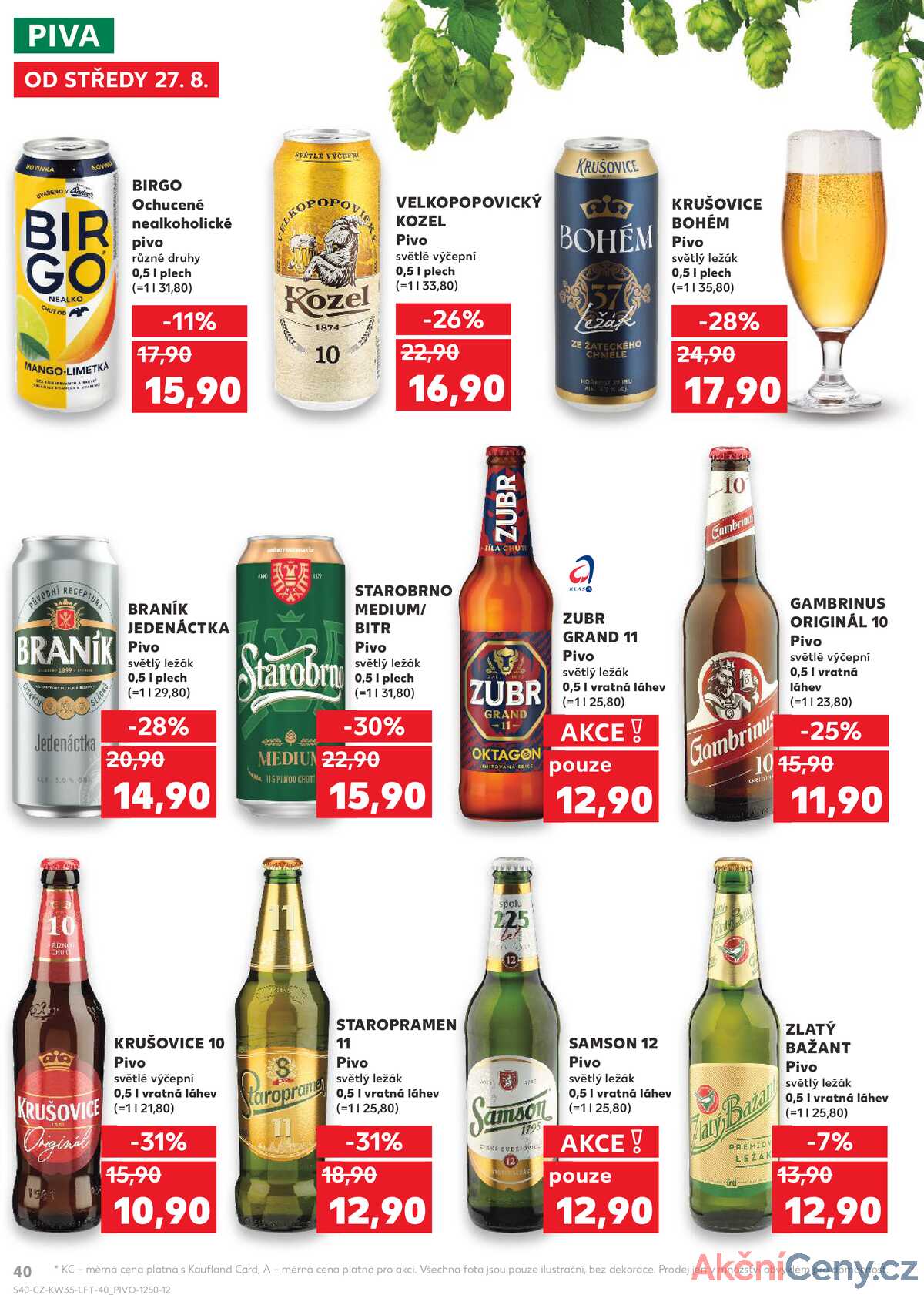 Kaufland 27.8. - 2.9. - Kaufland - Tábor strana 40