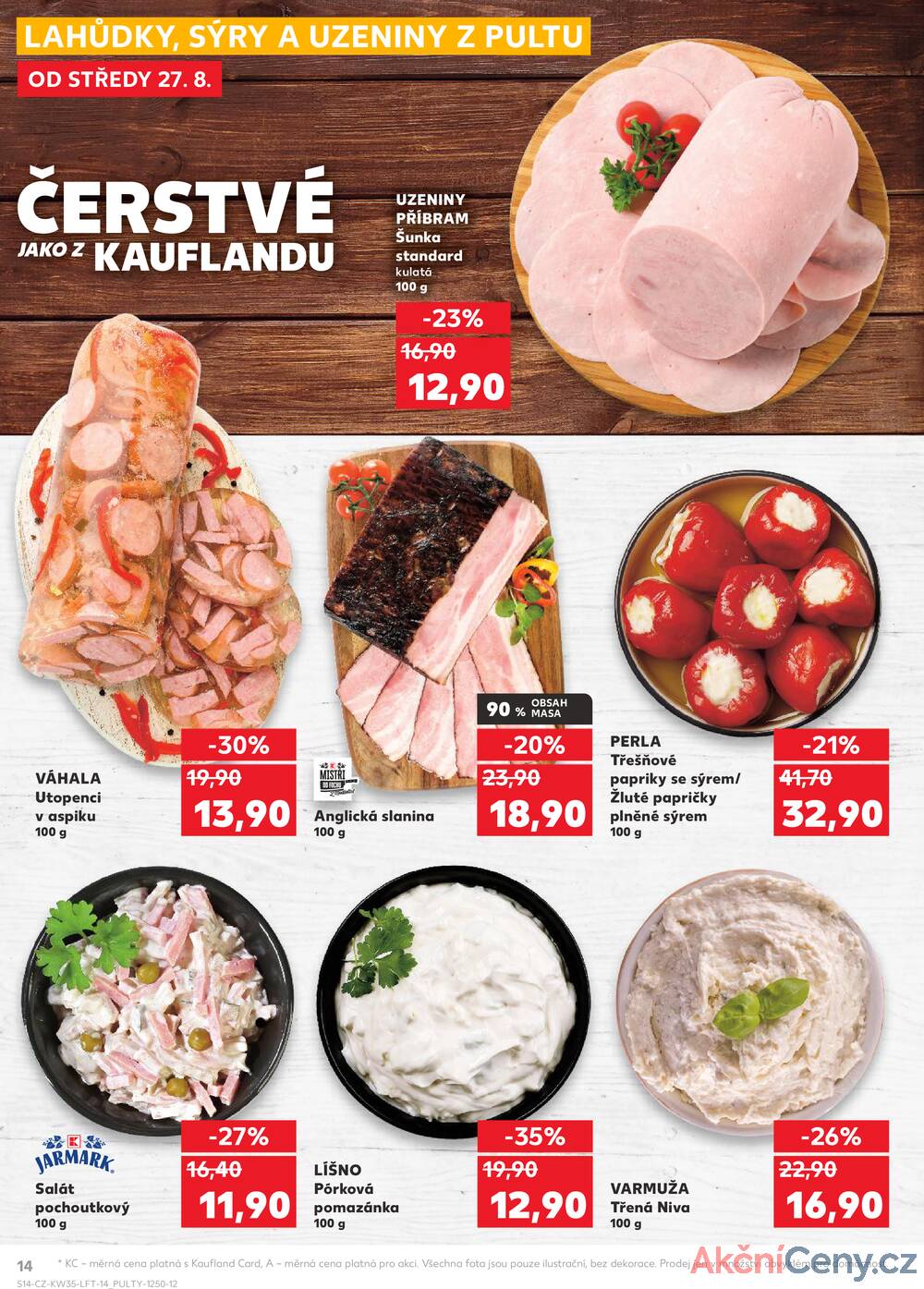 Leták Kaufland - Kaufland 27.8. - 2.9. - Kaufland - Tábor - strana 14