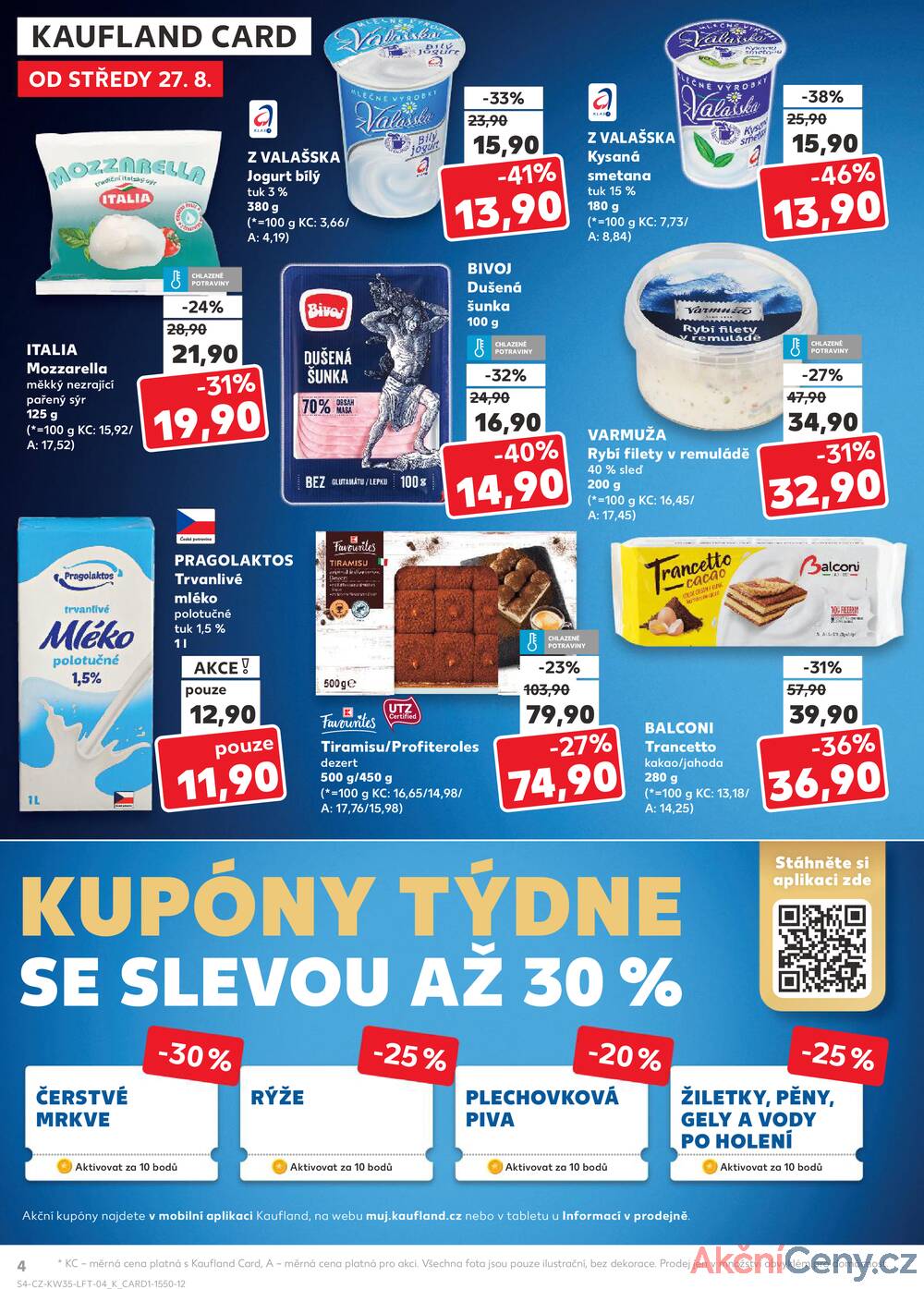 Leták Kaufland - Kaufland 27.8. - 2.9. - Kaufland - Kolín - strana 4