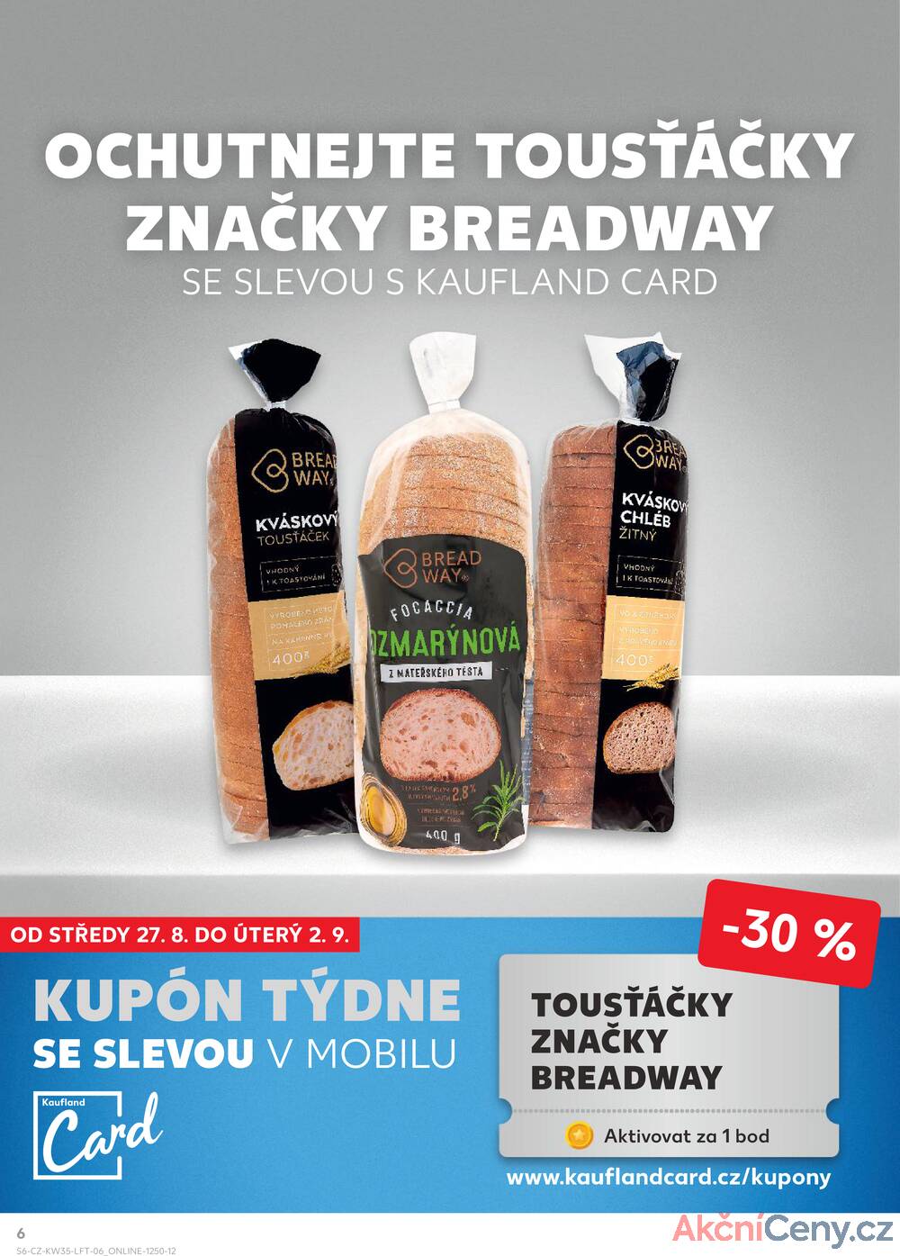 Leták Kaufland - Kaufland 27.8. - 2.9. - Kaufland - Kolín - strana 6