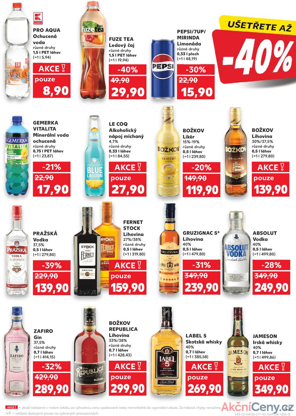 Leták Kaufland - Kaufland 27.8. - 2.9. - Kaufland - Kolín - strana 43