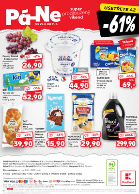 Kaufland 27.8. - 2.9. - Kaufland - Pelhřimov