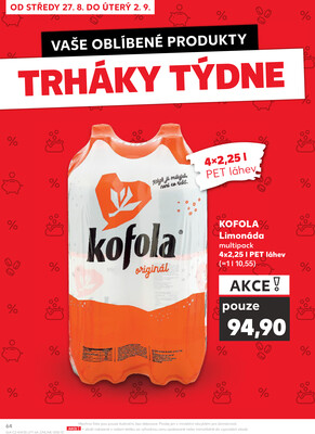 Kaufland 27.8. - 2.9. - Kaufland - Kyjov
