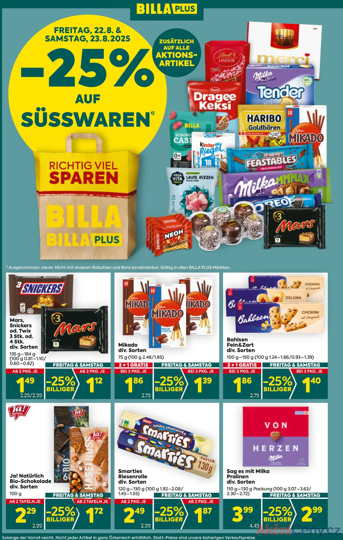 Leták BILLA Rakousko 21.8.-27.8.2025 - BILLA PLUS strana 2