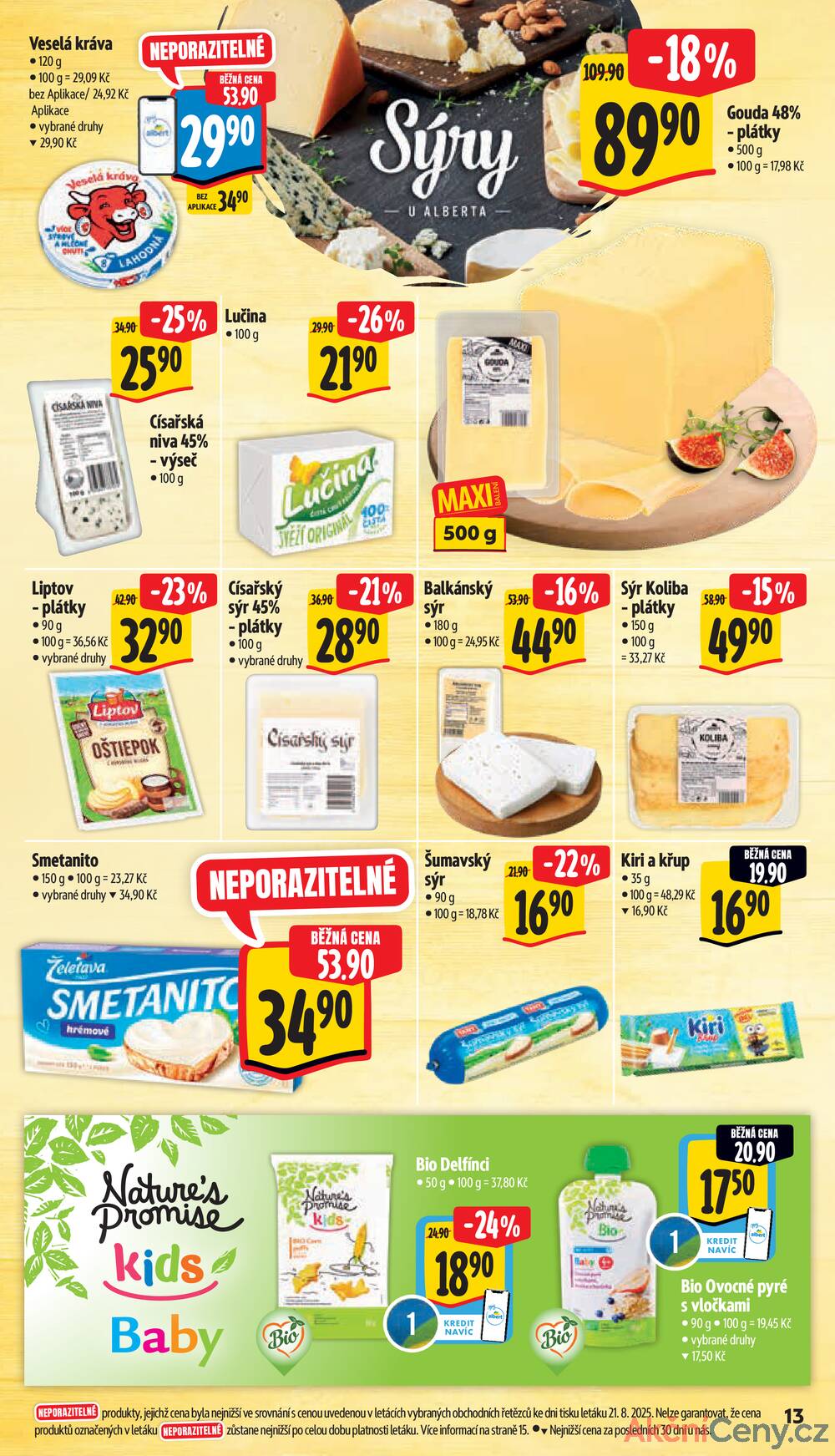 Leták Albert - Albert Supermarket Jihomoravský od 27.8. do 2.9.2025 - strana 21