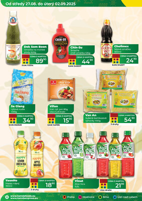 Tamda Foods od 27.8. do 2.9.2025