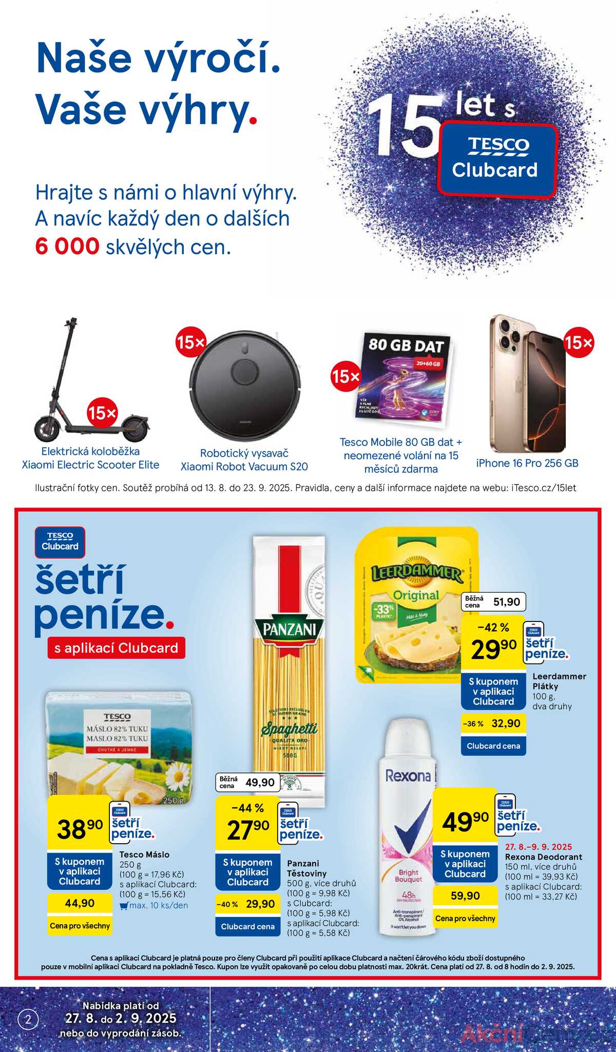 Tesco supermarkety od 27.8. do 2.9.2025 strana 2