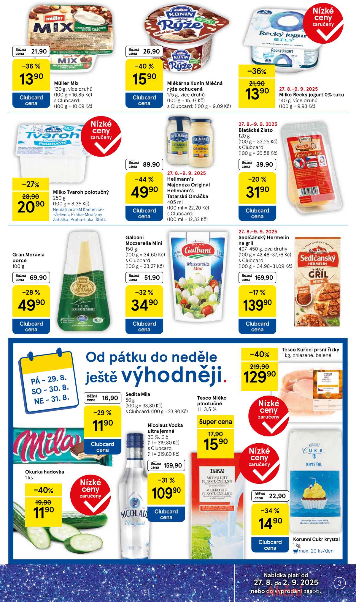 Tesco supermarkety od 27.8. do 2.9.2025 strana 3