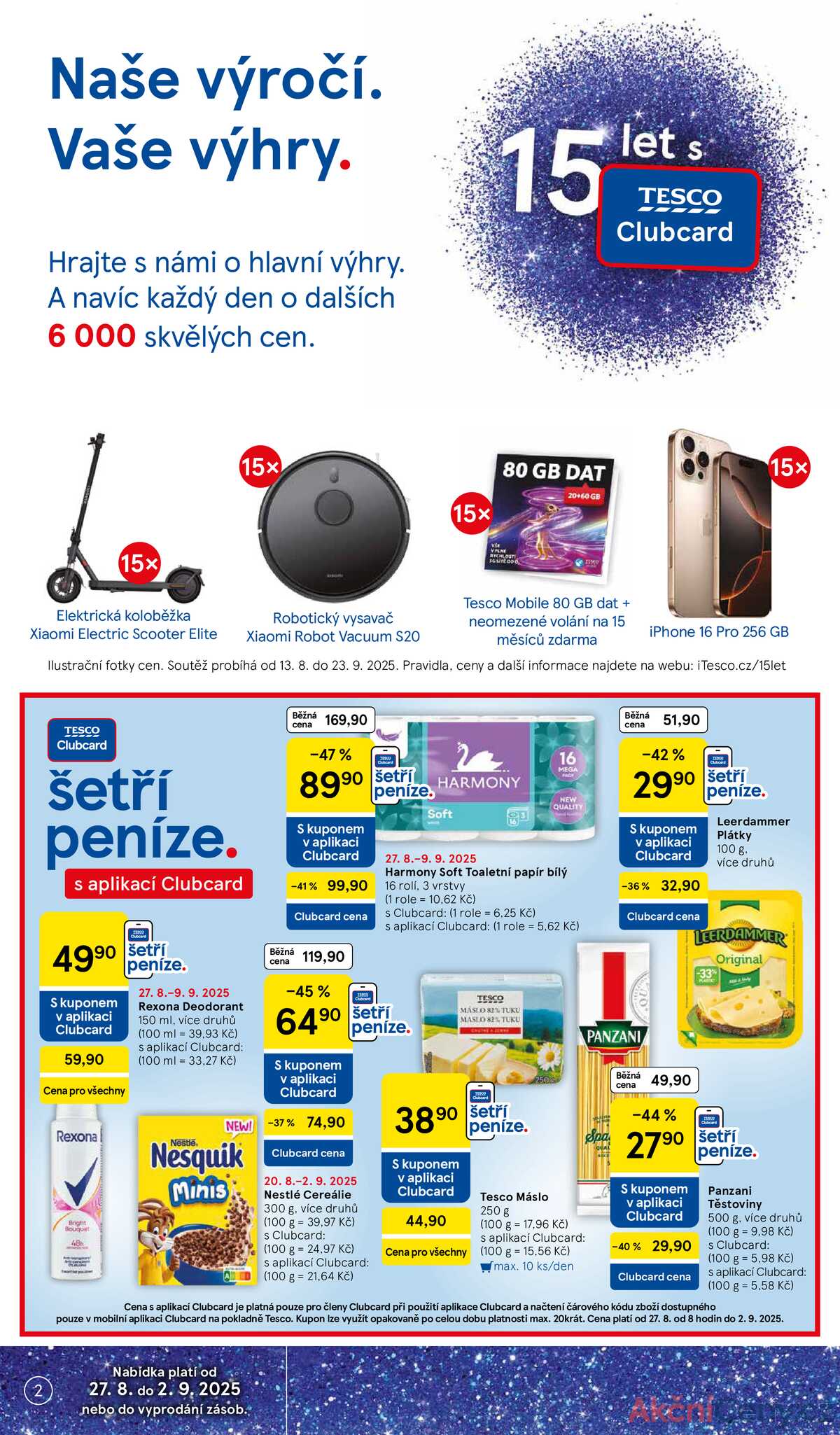 Tesco malé hypermarkety od 27.8. do 2.9.2025 strana 2