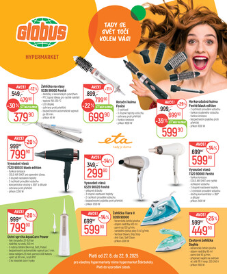 Akční leták Globus 27.8. - 22.9.2025 - Globus Praha - Čakovice