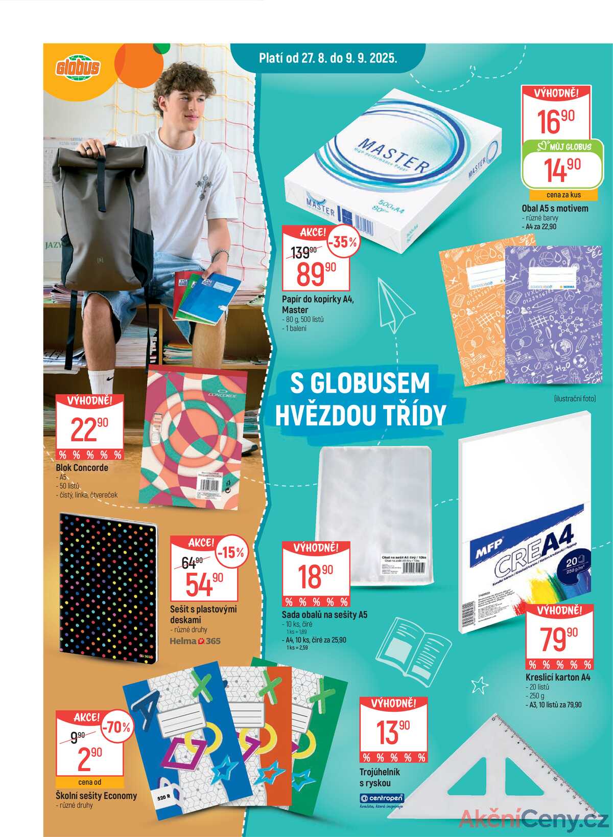 Akční leták Globus 27.8. - 9.9.2025 - Globus Havířov strana 1