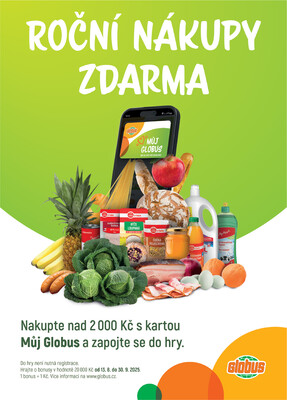 Akční leták Globus 27.8. - 2.9.2025 - Globus Chomutov
